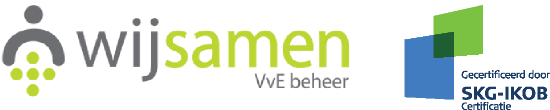 VvE beheer WijSamen B.V. Logo